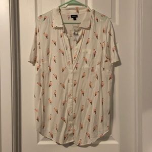 Torrid Button Down Blouse